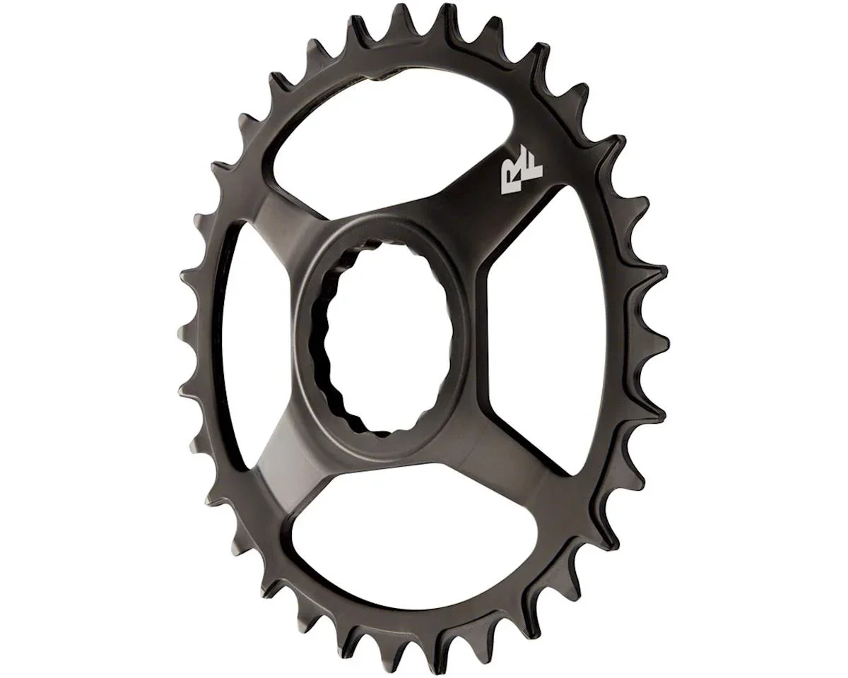 Race Face Narrow-Wide CINCH Direct Mount Steel Chainring (Black) (1 x 9-12 Speed) (Single) (28T) (3mm Offset/Boost)